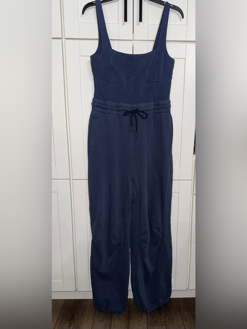NEW FP MOVEMENT by FREE PEOPLE Inbound Onesie MIDNIGHT NAVY BLUE  Tank Suit SZ M - Picture 6 of 15